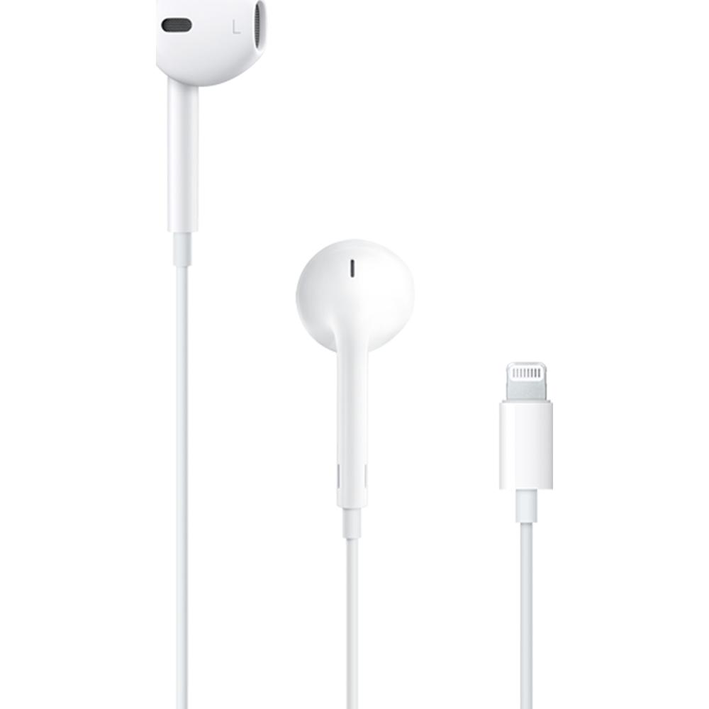 Écouteurs Ecouteurs Lightning Earpods Bouton Blanc Apple