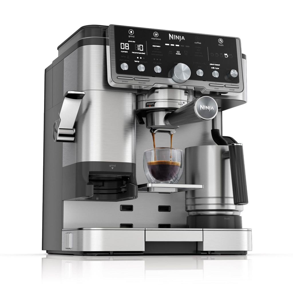 Expresso Avec Broyeur Sans Capsules Ninja Es701Eu 1,0000L - Gris