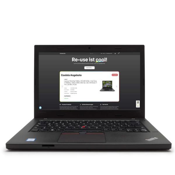 Lenovo Thinkpad L470 14" Core I7 2.7 Ghz - Ssd 512 Go - 16 Go Qwerty - Espagnol