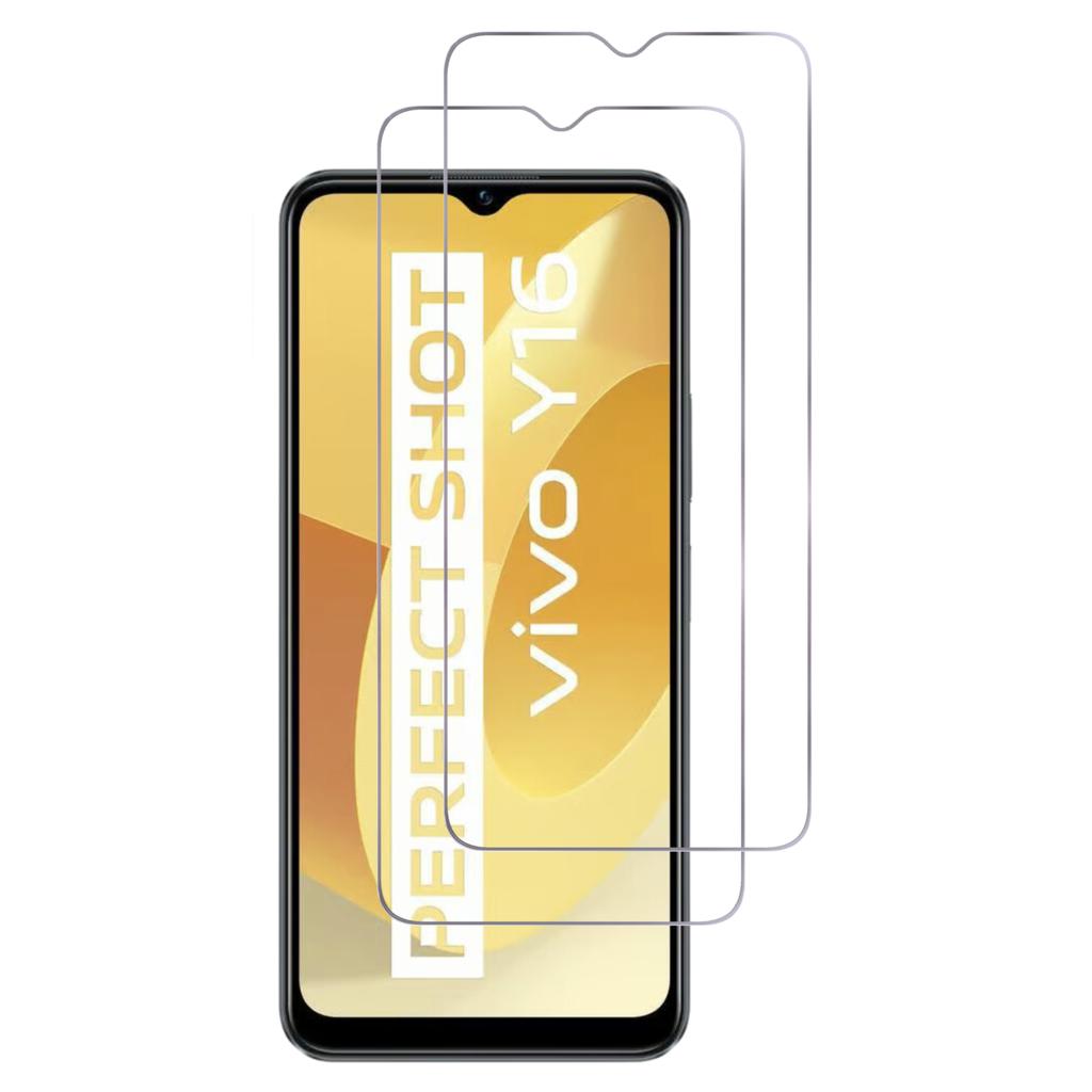 Écran De Protection Vivo Y16 - Verre Trempé - Transparent