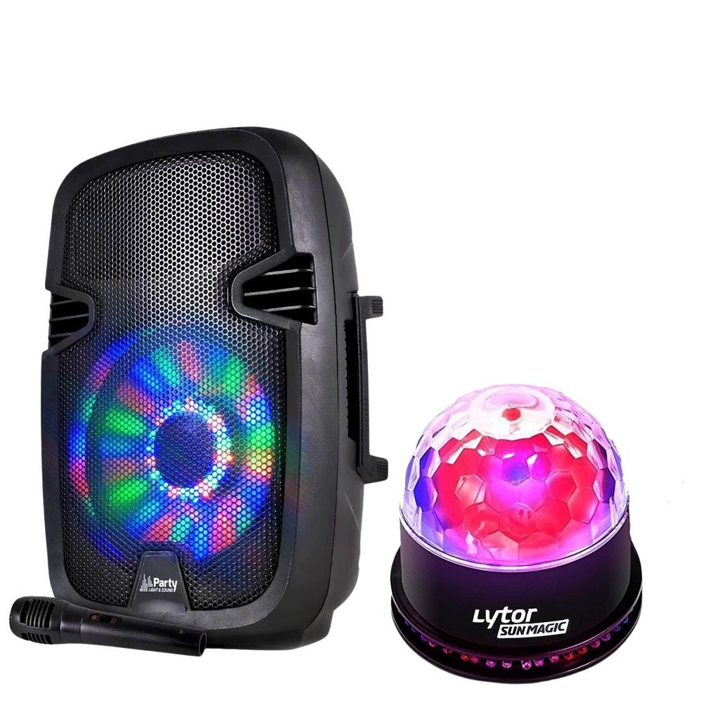 Party Sound & Light Enceinte Bluetooth Party Sound & Light Party-7 Led Rgb - Noir
