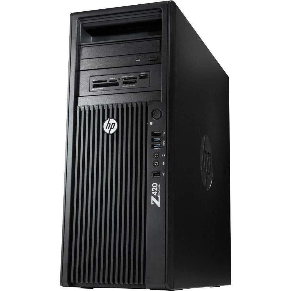 Hp Workstation Z420 Xeon E5 3.7 Ghz - Ssd 512 Go + Hdd 500 Go Ram 16 Go