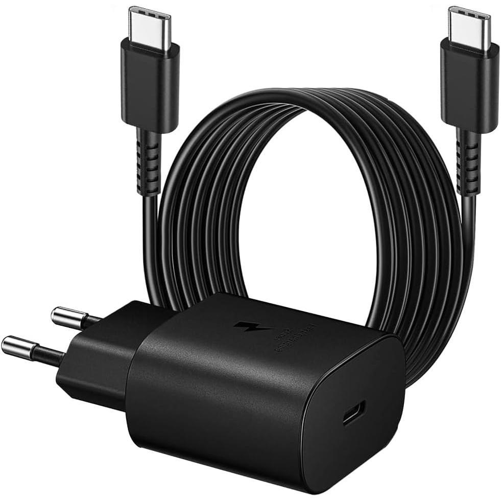 Kabel und Wandgesteck (USB-C + USB-C) 20W - Loquitel