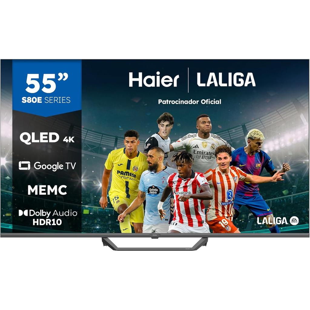 Smart TV Haier QLED Ultra Hd 4K 140 Cm H55S80Eux