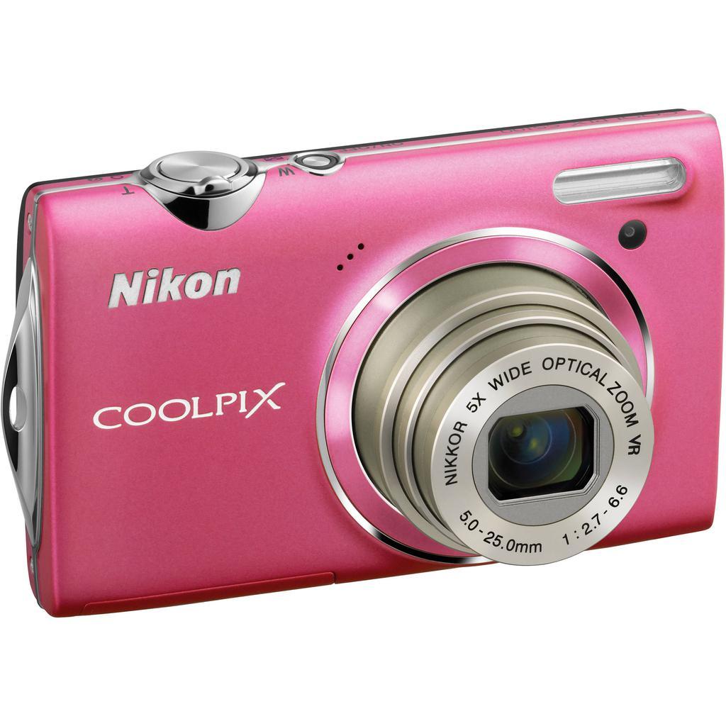 Compacto Coolpix S5100 - Rosa pálido + Nikon Nikon Nikkor 5x Wide