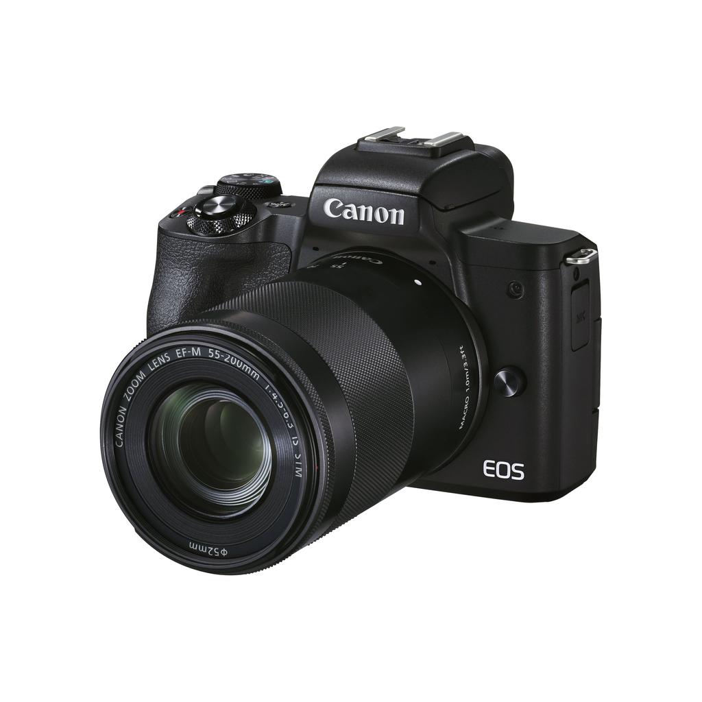 Reflex - Canon Eos M50 Mark II - Noir + Objectit Canon Ef-M 55-200Mm F/4.5-6.3 Is Stm