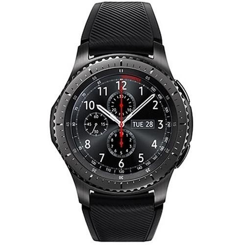 Samsung Watch Gear S3 Frontier (Verizon LTE) w/ Black Case & Black Rubber Band (Refurbished)