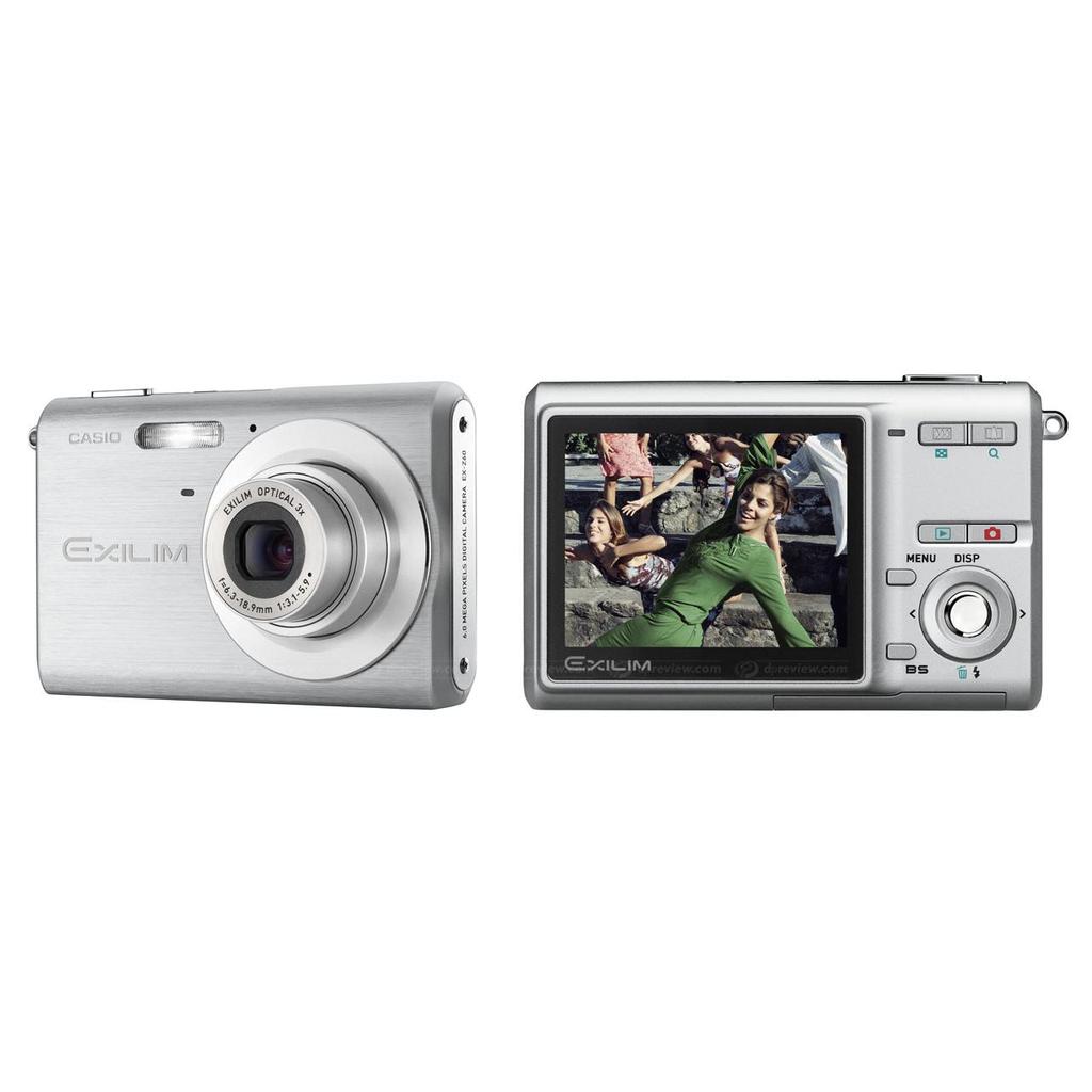 Compactcamera Exilim Zoom EX-Z60 - Zilver + Casio Casio Exilim