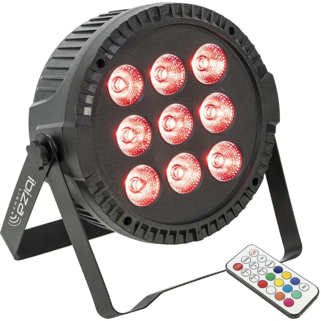 Accessoires Audio Ibiza Light Light Thinpar-9X6W-Rgbw