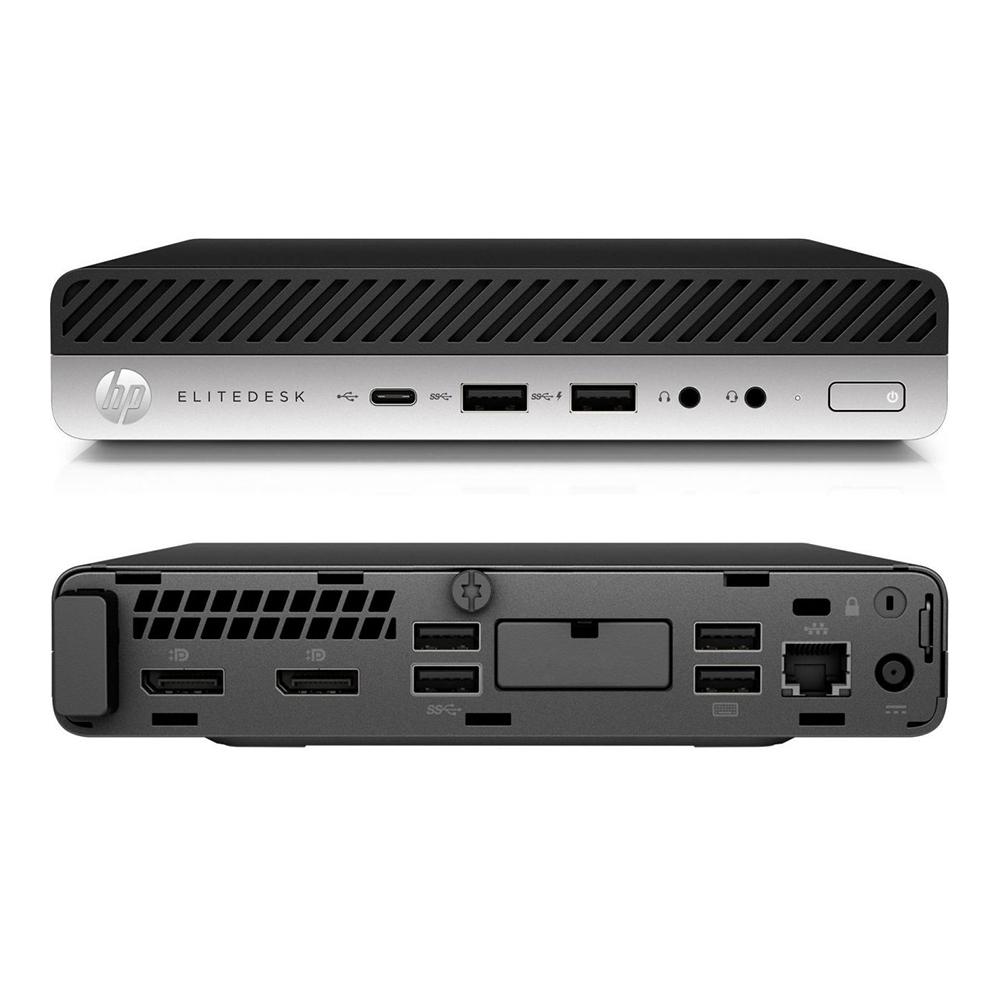HP Elitedesk 800 G5 Dm Core I3 3.2 Ghz - SSD 256 Go Ram 16 Go