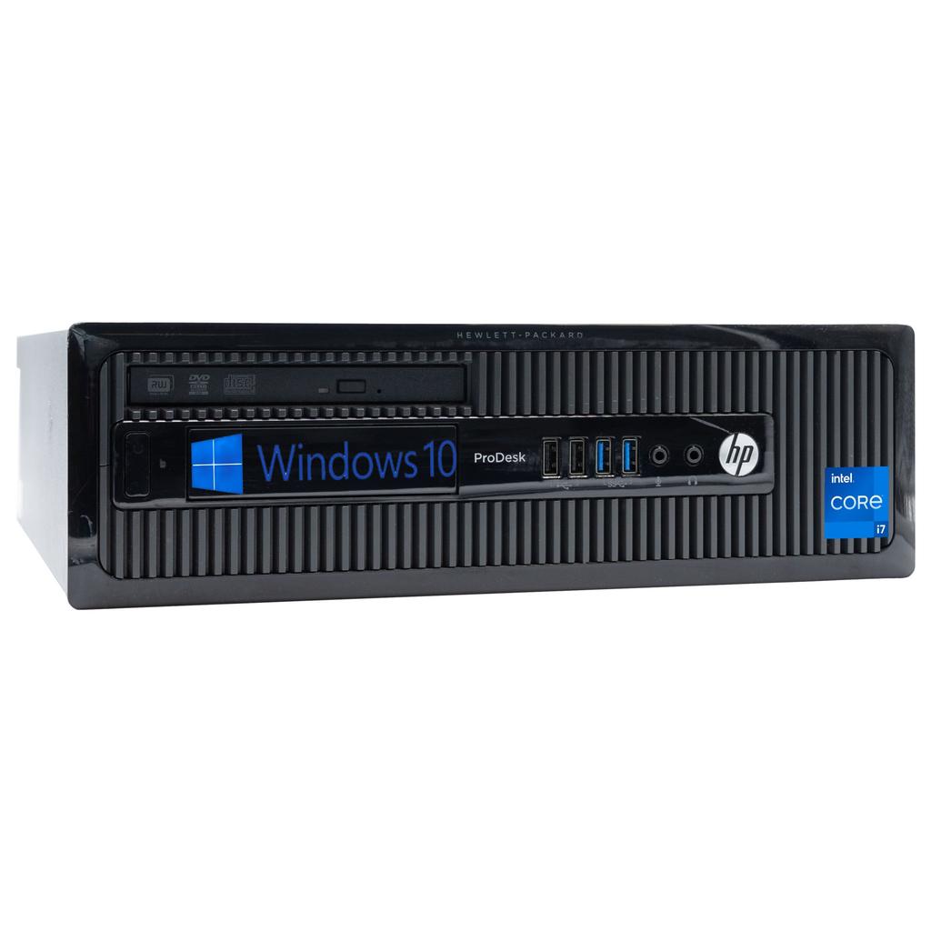 Hp 400 G1 Sff Core I7 3.4 Ghz - Ssd 256 Go + Hdd 1 To Ram 16 Go