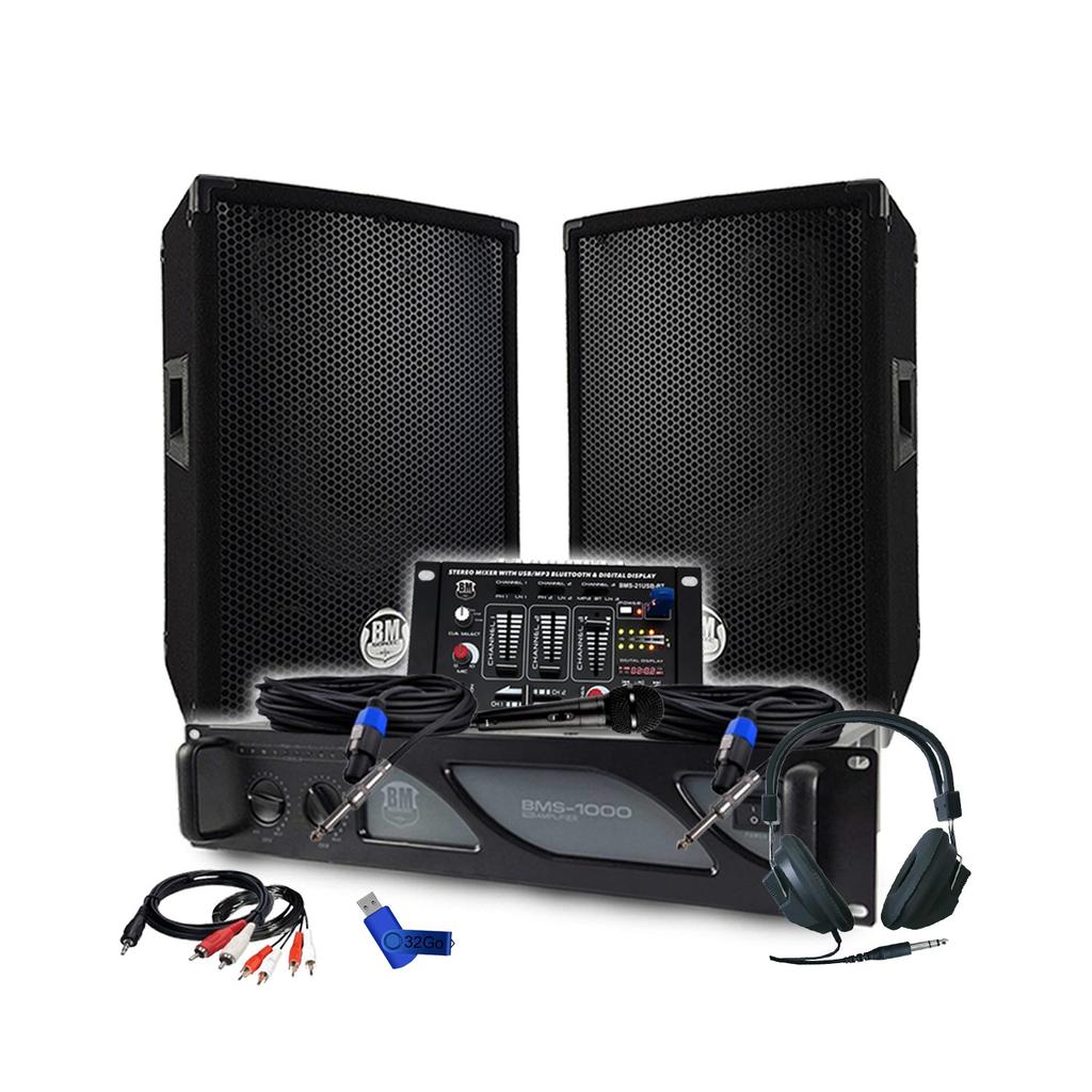 Enceintes sono Bm Sonic Amplificateur 1000W Reconditionné - N/A reconditionné disponible sur Backmarket