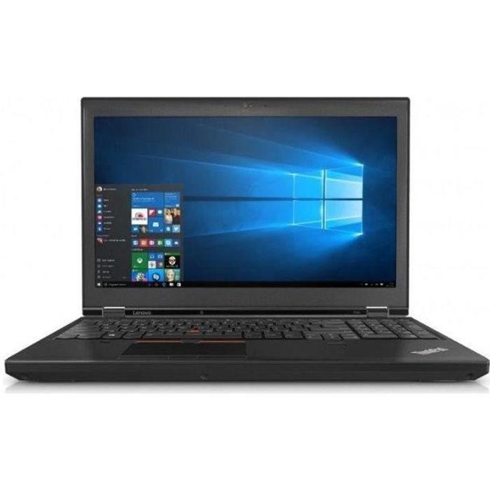 Lenovo Thinkpad P50 15" Core I7 2.6 Ghz - Ssd 512 Go - 32 Go Azerty - Français