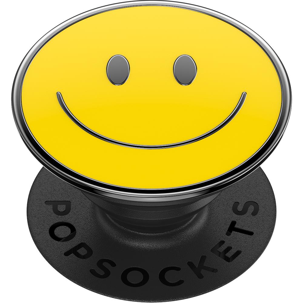 Stabilisateur Support Popgrip Premium Enamel Adhésif Stand Et Selfie Be Happy Popsockets
