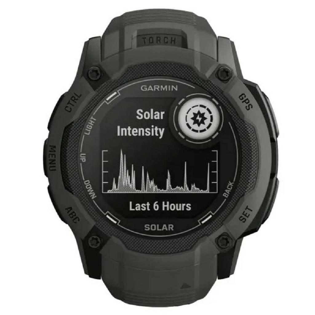 Montre Garmin Cardio GPS Instinct 2X Solar - Noir