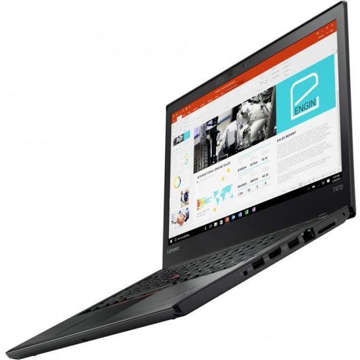 Lenovo ThinkPad T470 14" Core i5 2.4 GHz - SSD 512 GB - 8GB Tastiera Tedesco