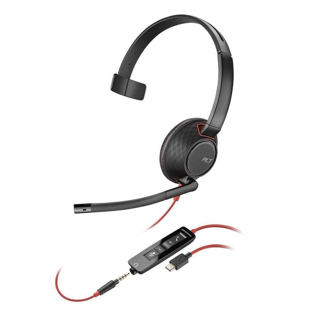 Casque Poly Blackwire 5210 - Noir