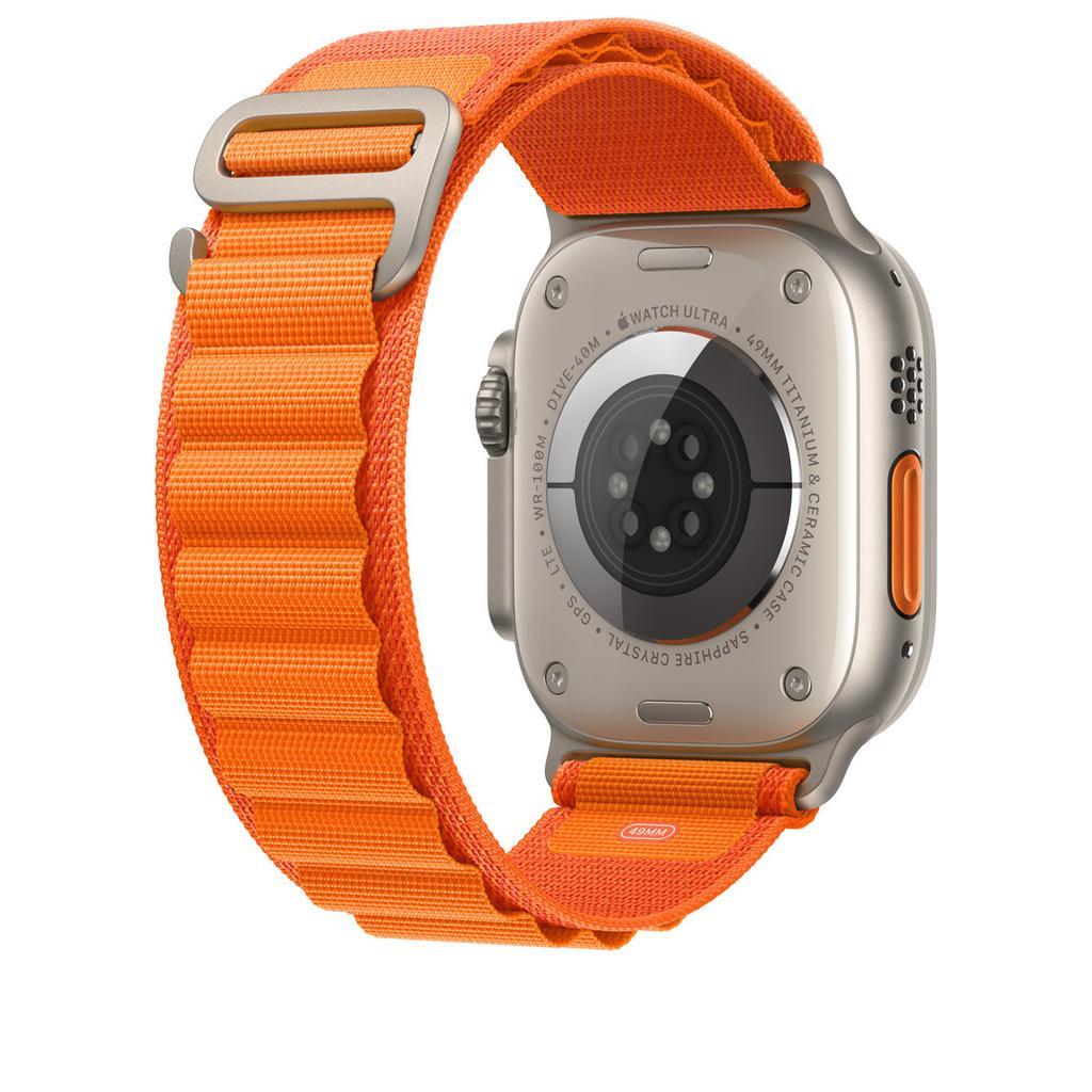 Apple Watch Alpine Loop 49mm - Orange - S