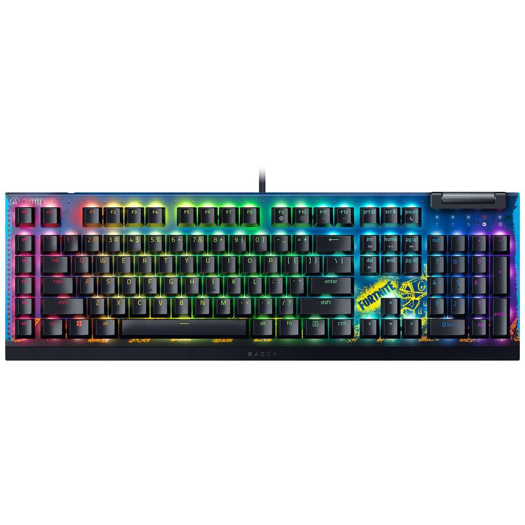 Clavier Razer Azerty Français Rétroéclairé Blackwidow V4 Fortnite