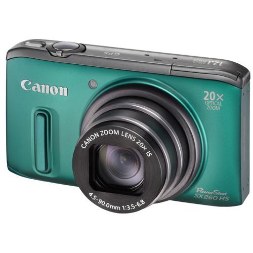 Compact - Canon Powershot Sx260 Hs - Bleu + Canonzoom Lens 20X Is 25-500Mm F/3.5-6.8