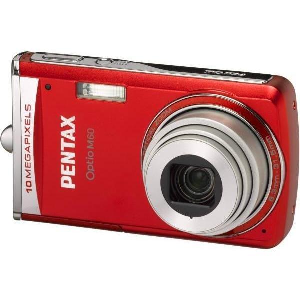 Compact Optio M60 - Rouge + Pentax Lens Optical 5X Zoom F/3.5-5.6