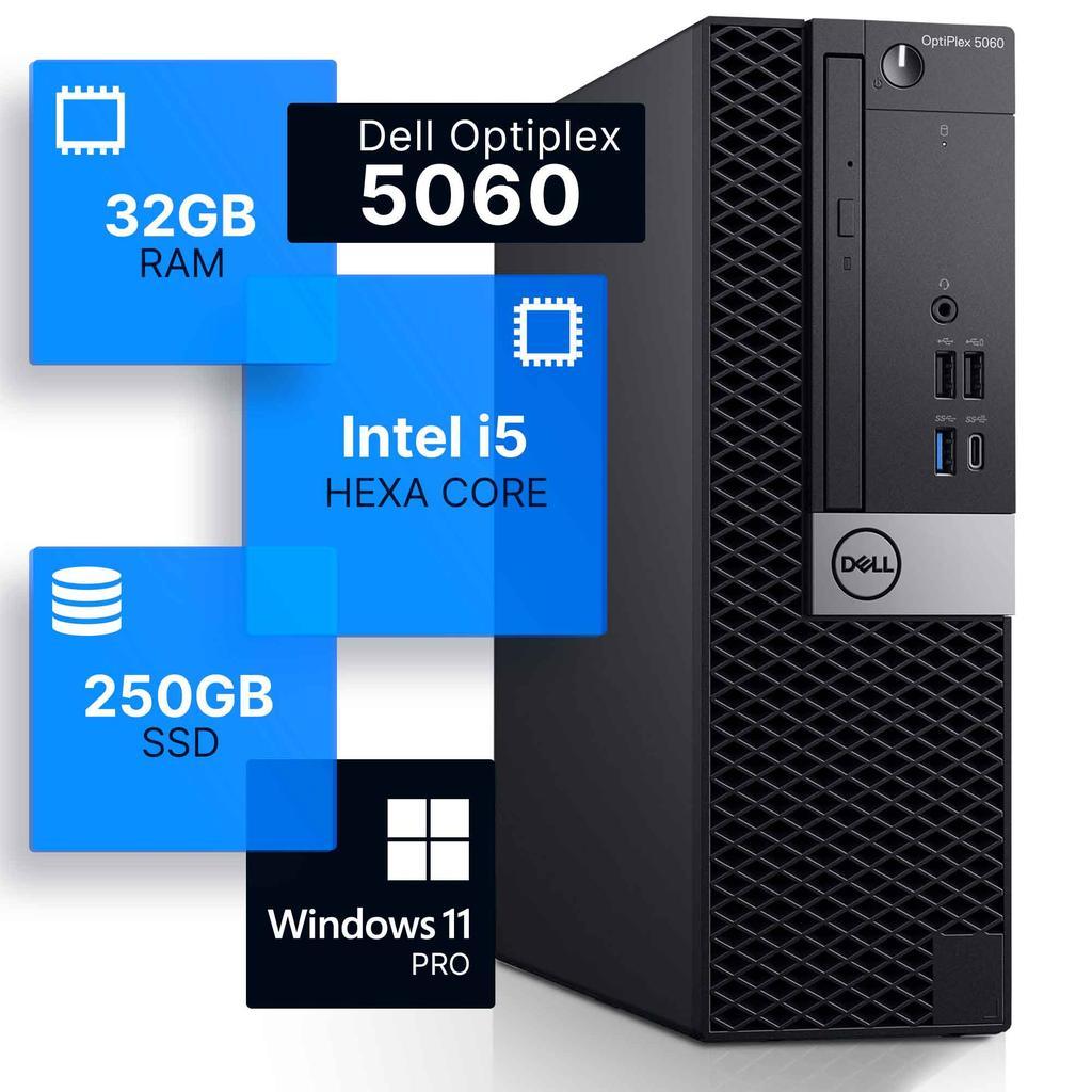 Dell OptiPlex 5060 Core i5 3 GHz - SSD 256 GB RAM 32GB | Back Market