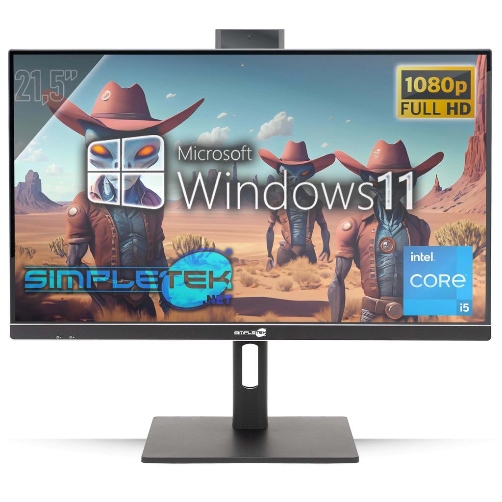 Simpletek 2Nd Gen Aio 22" Core I5 2.3 Ghz - Ssd 1 Tb - 16Gb Qwerty - Italien