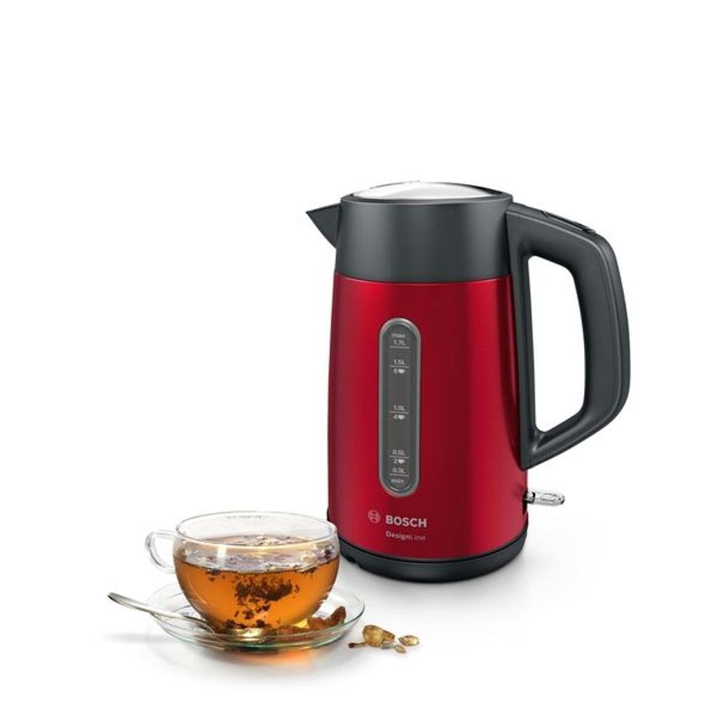 Bosch Twk4P434 Rouge 1,7000L - Bouilloire Électrique
