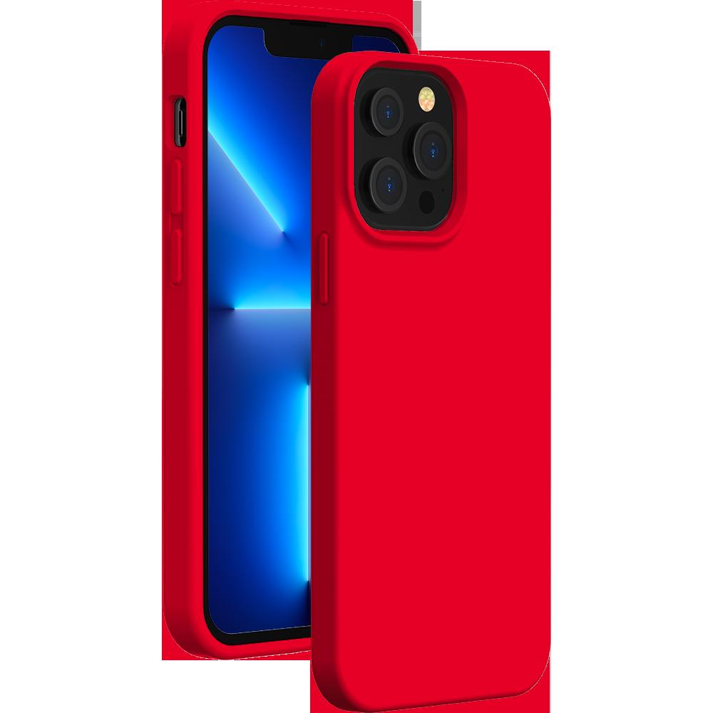 Coque iPhone 13 Pro Max - Silicone - Rouge