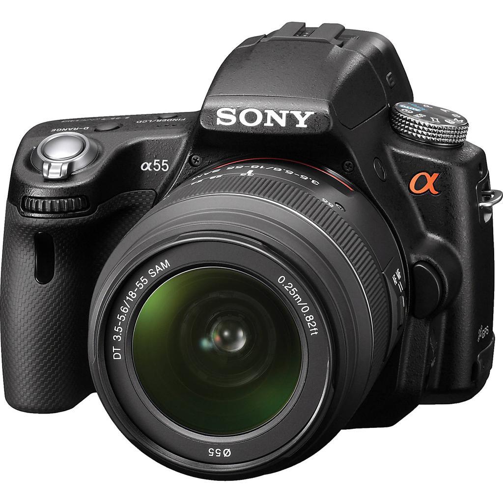 Reflex Alpha 55 - Noir + Sony 18-55Mm F/3.5-5.6 Dt + 55-200Mm F/4-5.6 F/3.5-5.6 + F/4-5.6