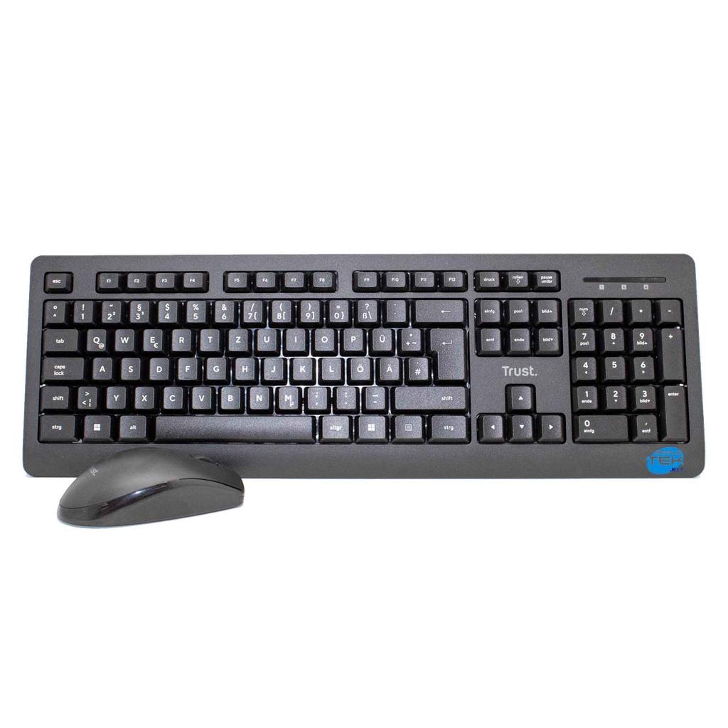 Clavier Trust Qwertz Allemand Sans-Fil Primo Kit Mouse
