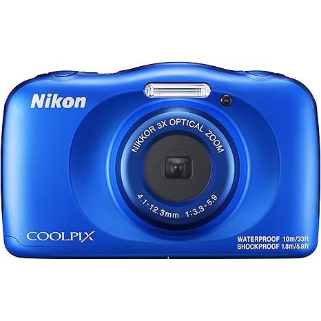 Compact Coolpix W150 - Bleu + Nikon Nikkor Optical Zoom 30-90 Mm F/3.3-5.9 F/3.3-5.9