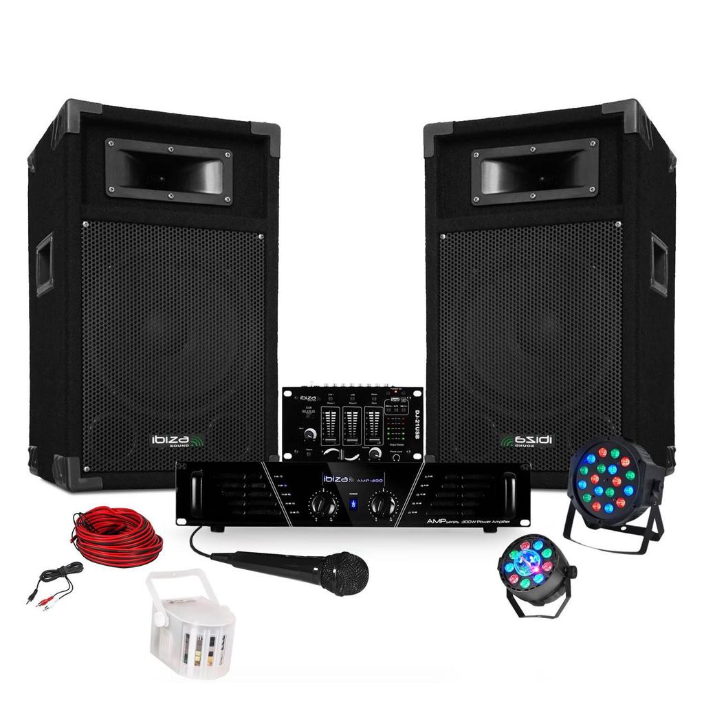 Enceinte Ibiza Sound Dj300-N-Montana-Derby-Ayden