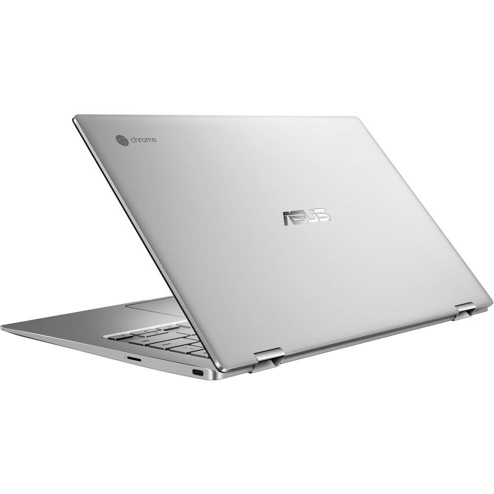 ASUS Chromebook Flip C434TA シルバー Asus ChromeBook Flip C434TA Core m3-8100Y 1.1 GHz 64 GB eMMC - 8