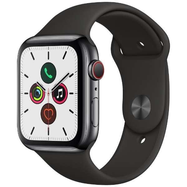Apple Watch Series 5 44mm - GPS + Cellularモデル - ステンレス 