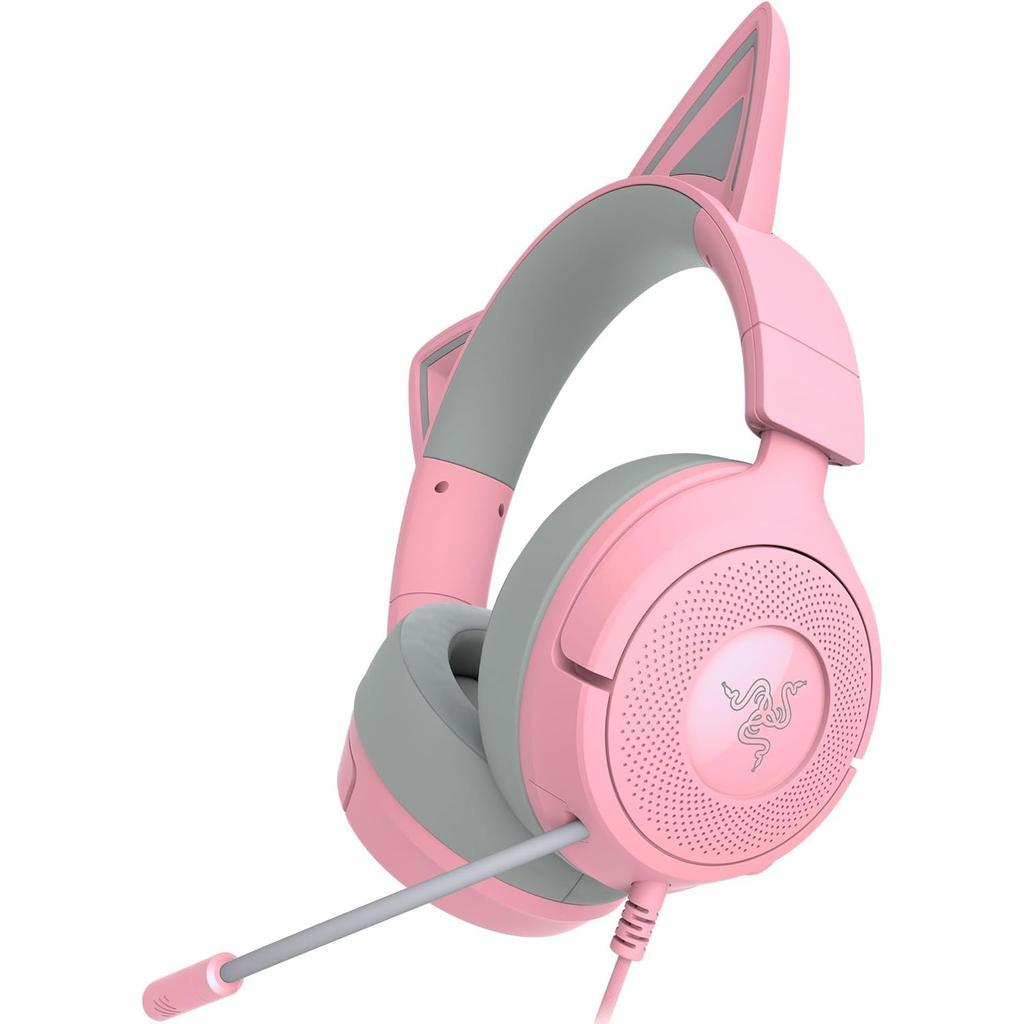 Casque Gaming Filaire Avec Micro Razer Kraken Kitty V3 X - Rose