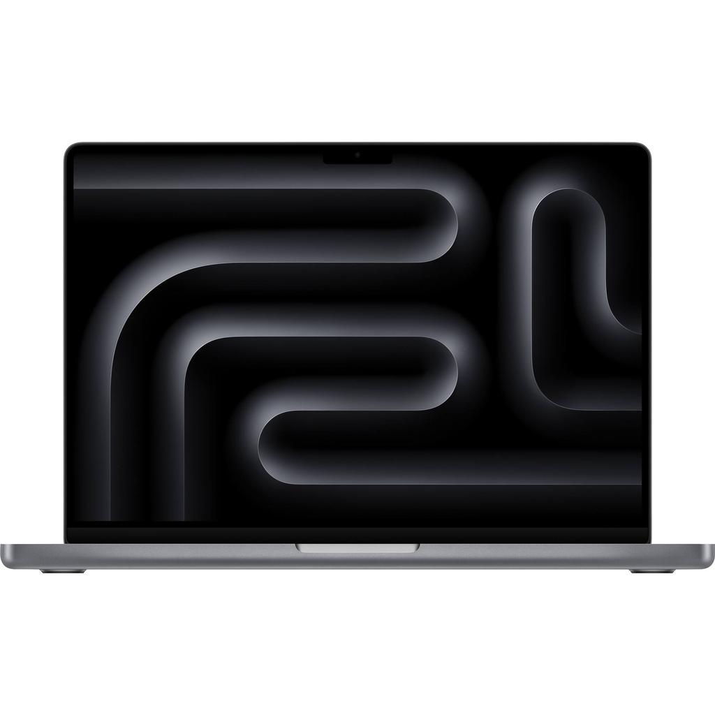 Hässliches MacBook Pro (2023,M3 series) mit Sticker-Spuren