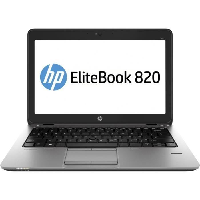 Hp EliteBook 820 G1 12" Core i5 1.9 GHz - HDD 1 To - 8 Go AZERTY - Français