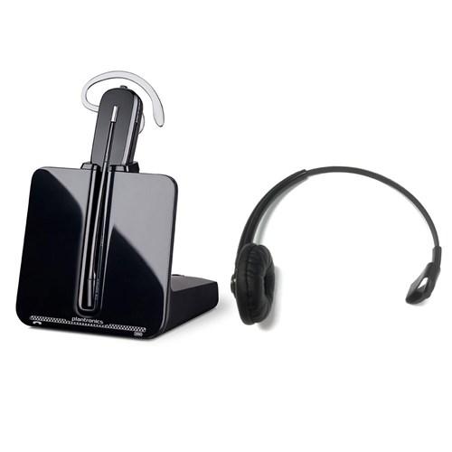 Plantronics CS540 with Headband 84605-01-R Noise cancelling Headphone ...