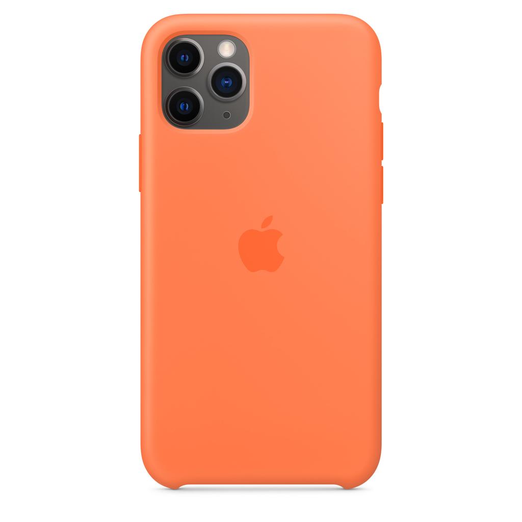 Apple Case iPhone 11 Pro Silicone Orange Back Market