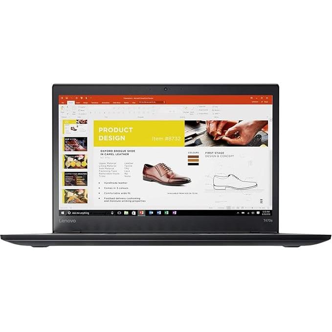 L'Ordinateur Obsolète - Lenovo ThinkPad T470S 14-Inch avec Chromeos - [ Core i5 - Gen 6 (U) ] - 8Gb - 256Go SSD - Qwerty - Italien