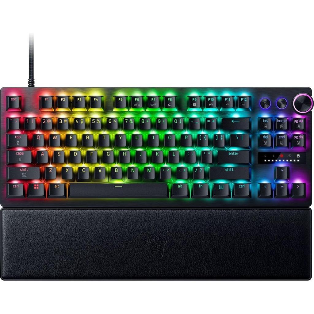 Clavier Razer Qwerty Rétroéclairé Huntsman V3 Pro Tkl