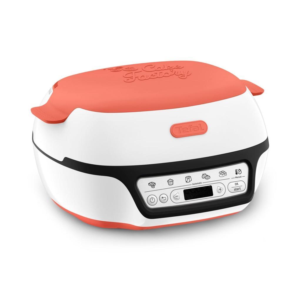 Robot Cuiseur Tefal Cake Factory Kd804510 4,0000L -Blanc/Rose