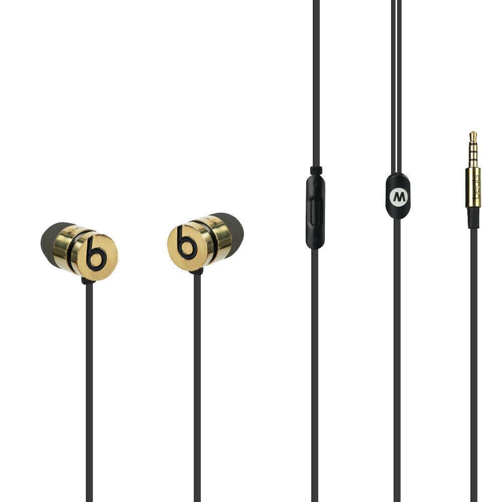 Beats By Dr. Dre UrBeats2 Earbud NoiseCancelling Earphones Black/Gold Back Market
