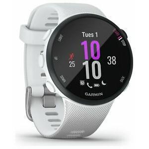 Montre Garmin Cardio GPS Forerunner 45S - Blanc