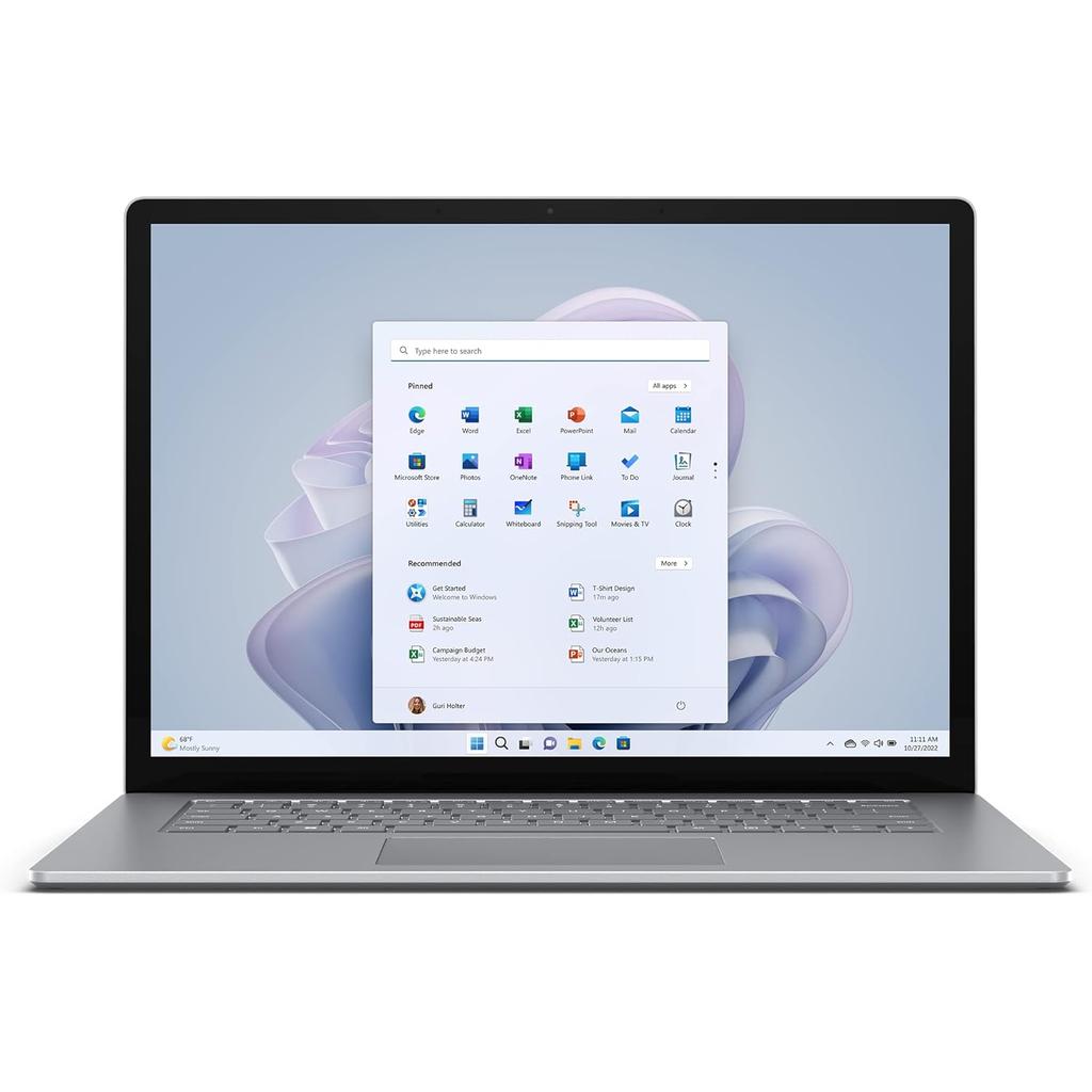 Microsoft Surface Laptop 5 15" Core i7 2.7 Ghz - SSD 256 Go - 16Go Qwerty - Anglais