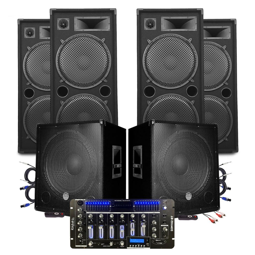 Enceintes sono Ibiza Sound MEGA BASSES Reconditionné - Ibiza Sound reconditionné disponible sur Backmarket