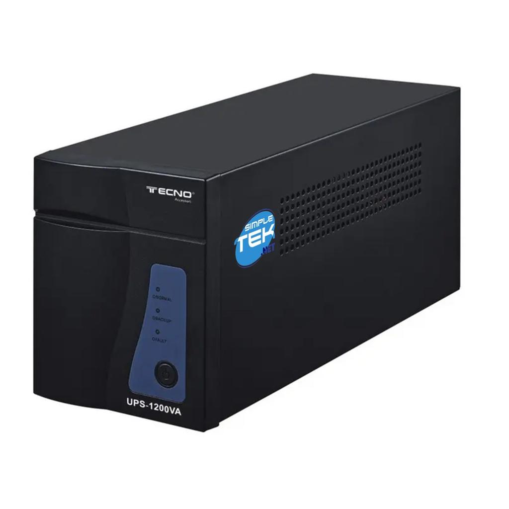 Câble Tecno UPS TC-1200VA 500W, 3 Schuko/EU/ITA Exits Reconditionné - Tecno reconditionné disponible sur Backmarket