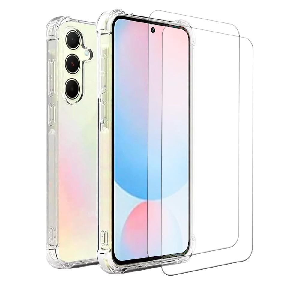 Coque Galaxy A56 et 2 écrans de protection - TPU - Transparent Reconditionné - N/A reconditionné disponible sur Backmarket