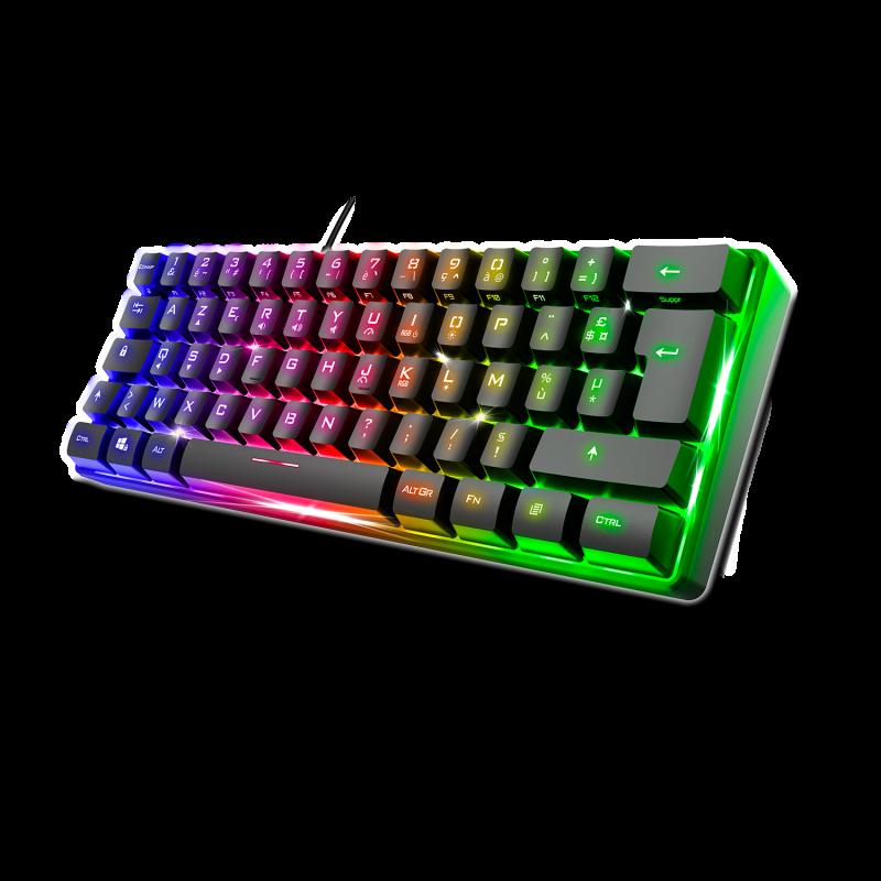 Clavier Spirit Of Gamer Azerty Français Rétroéclairé Pro-K2